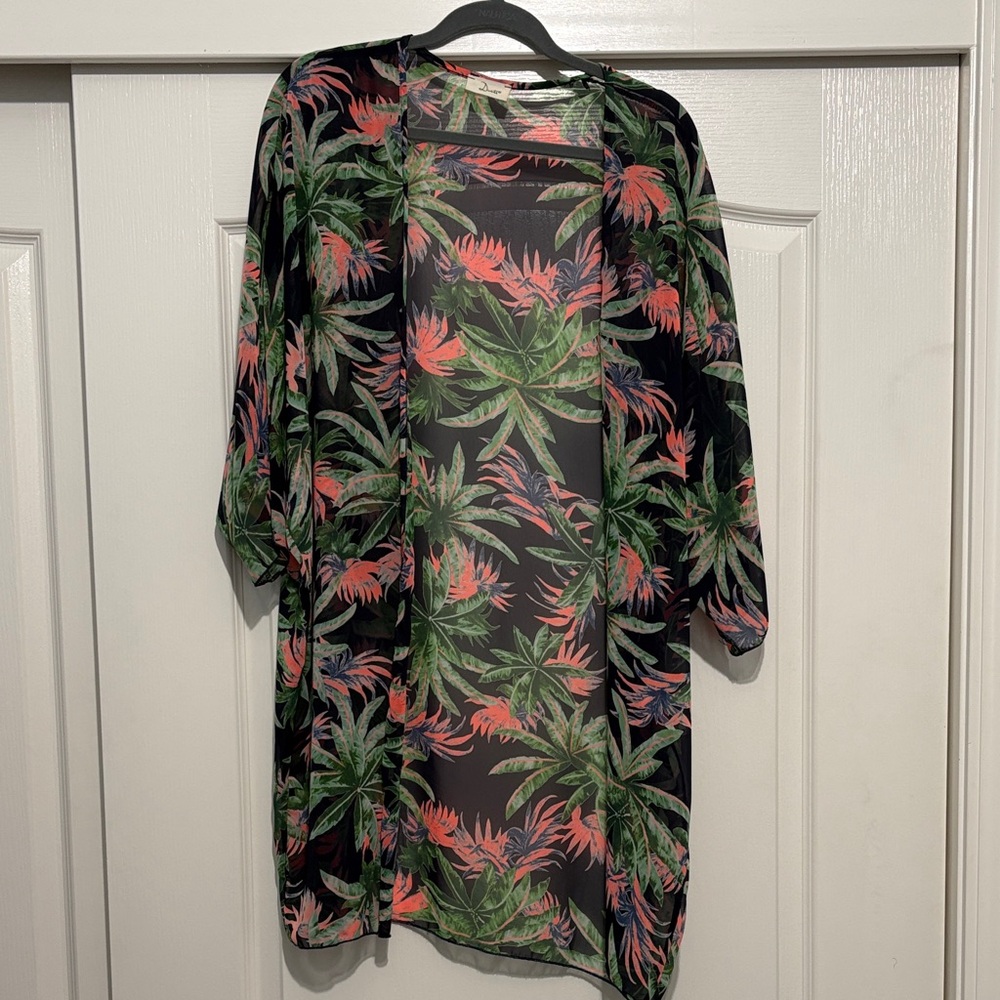 Tropical Elegance Women's Swim Cover-Up